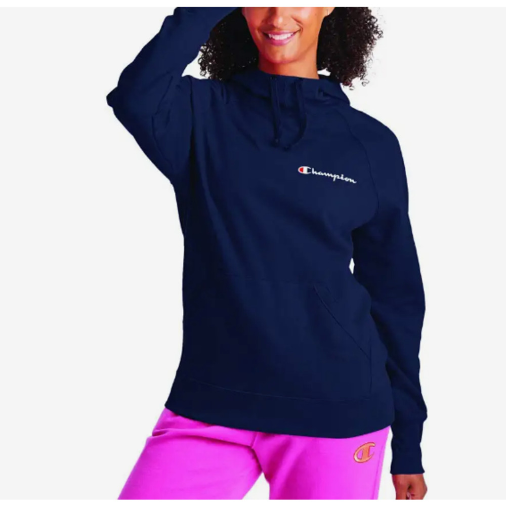 Champion Navy Powerblend Hoodie - XS